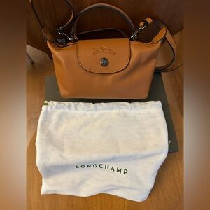 Longchamp Tan Leather Mini Bag